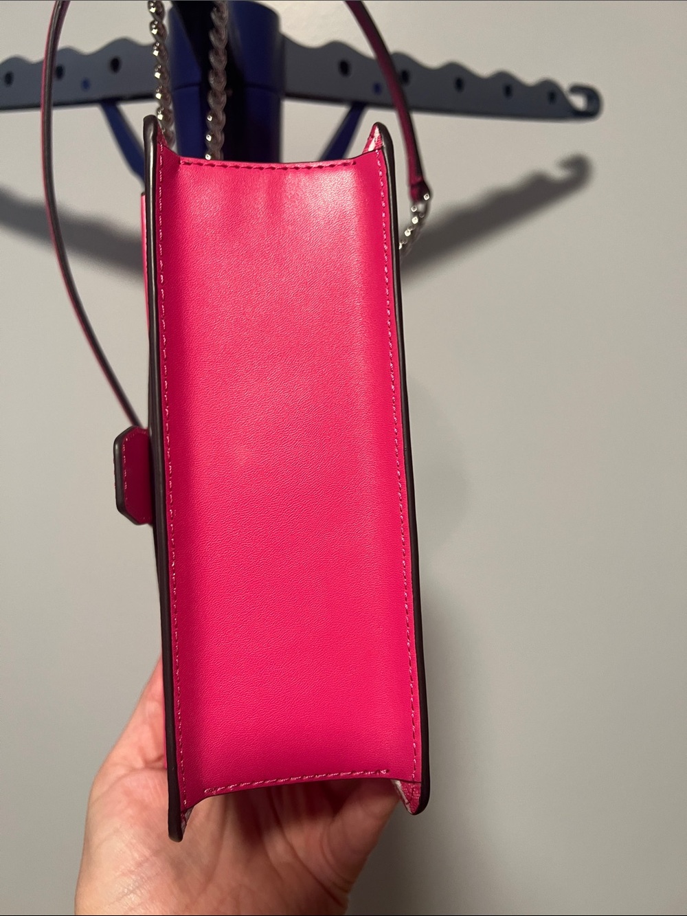Michael Kors Hot Pink and White Zebra-Print Shoulder Bag - Picture 6 of 13
